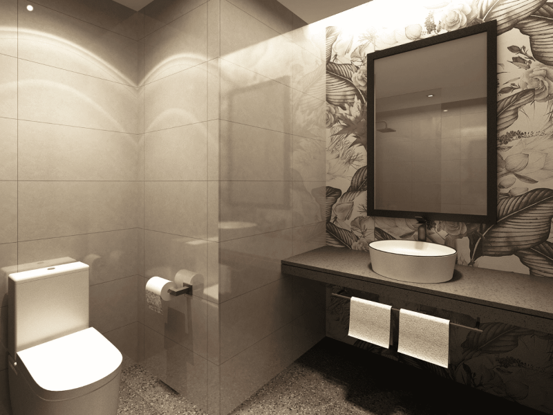 FAMILY ROOM - BATHROOM - 1